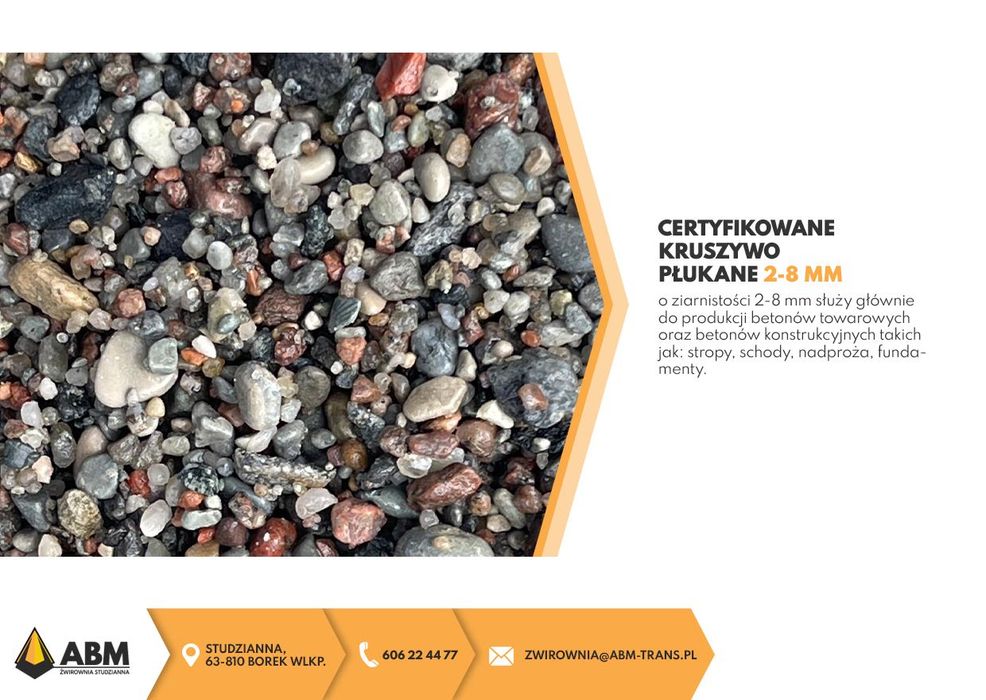Kruszywa budowlane i ogrodowe Piach | Żwir | Kamień | Podsypka