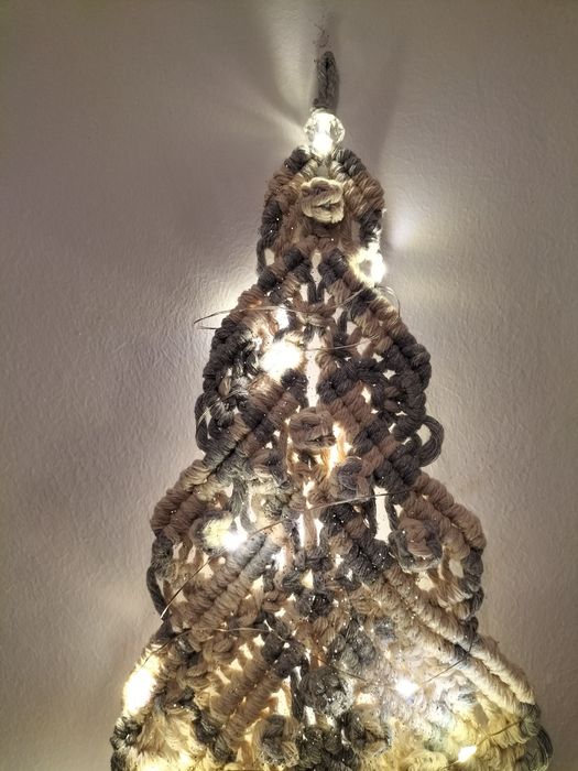 Árvore de Natal em macramê