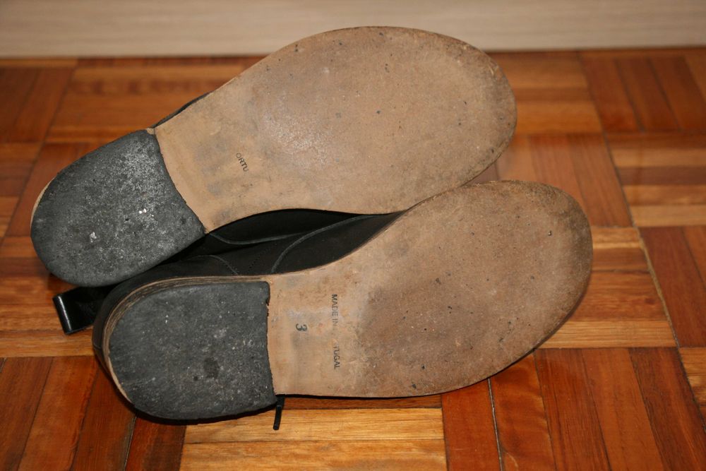 Botas Pretas Couro Seaside