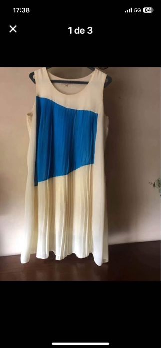 Vestido de preguinhas tm L