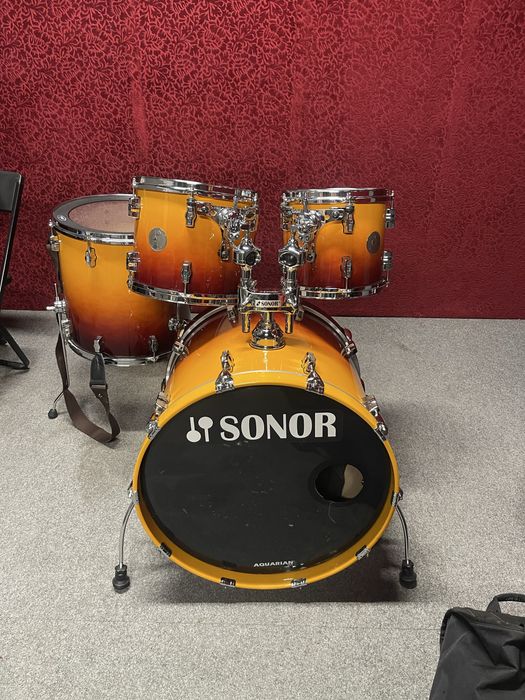 Perkusja Sonor Force 3005 10 12 16 22 shell set sunburst Maple  + pokrowce