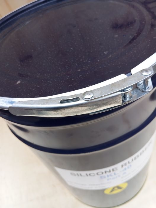 Відро металеве з герметичною кришкою, тара для меда, ведро 25л.