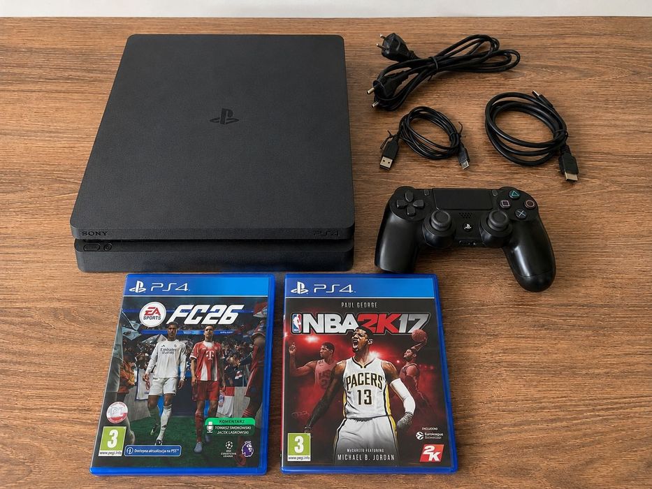Konsola PS4 slim 500GB  + FC 26 NBA