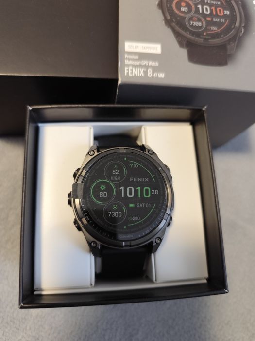 Garmin Fenix 8 Solar Sapphire 47mm - Jak nowy !