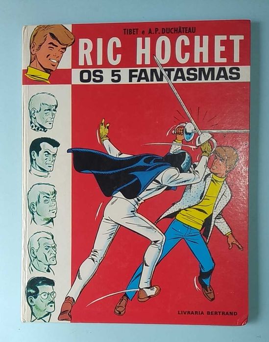Livro RIC HOCHET - com desenho do autor Tibet