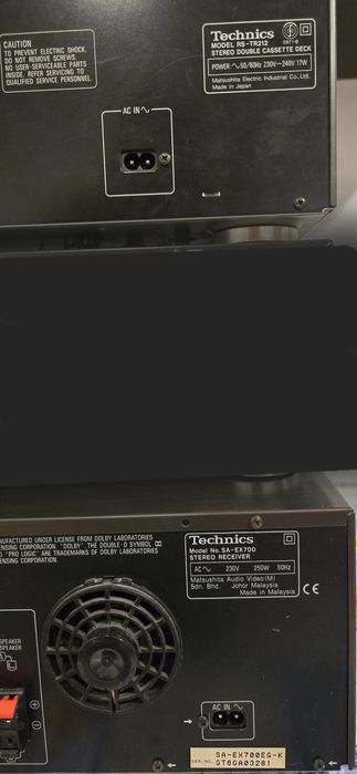 Technics  "lata 90" vintage SA-EX700, RS-TR212