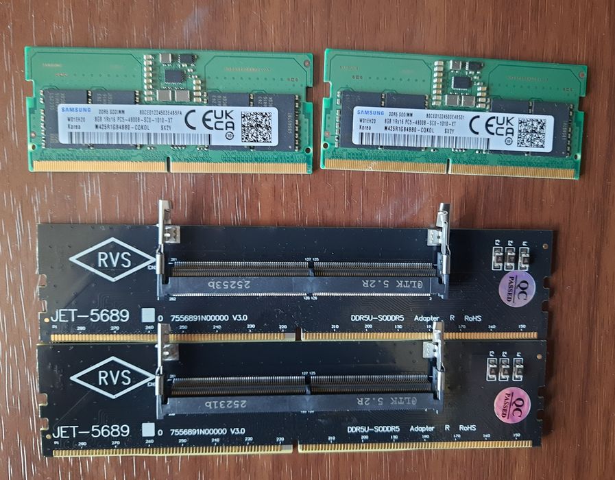 Пам'ять Samsung DDR5 16Gb 4800Mhz (2*8)