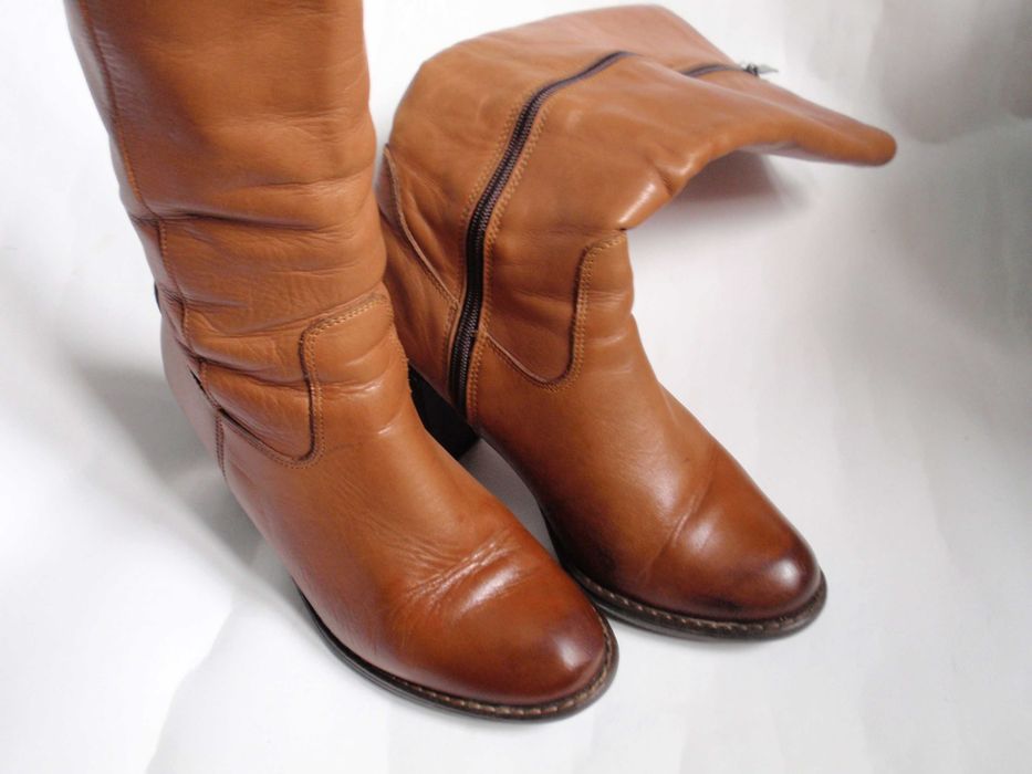 Kozaki skórzane Karino roz. EUR 37