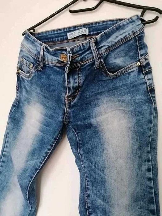 Świetne jeansy damskie, miękkie i wygodne, rozm. 36