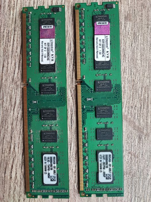 Zestaw 2x 2GB Kingston 4GB DDR3 1333Mb/s KVR1333D3N9K2/4G