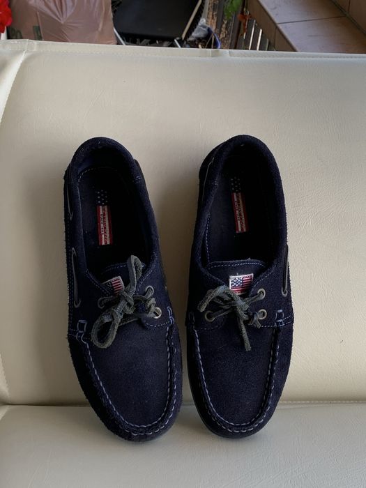 U.S. Polo Assn buty żeglarskie zamszowe r. 42 granatowe