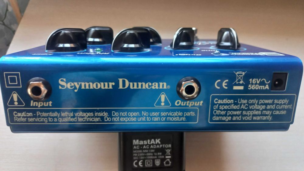 Ламповий преамп для електрогітари Seymour Duncan Twin Tube Blue