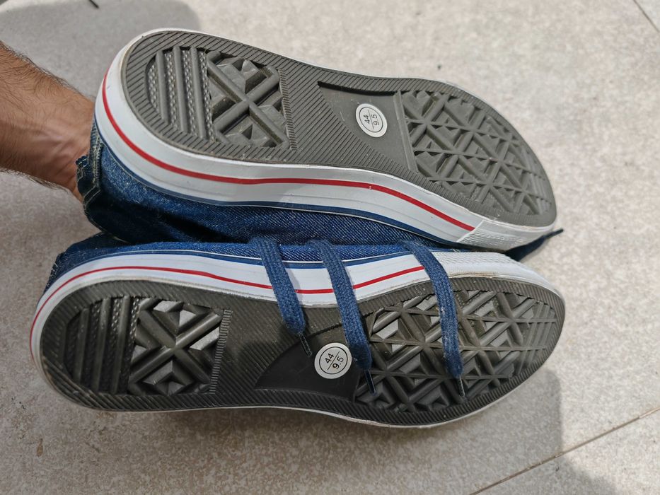 Converse All Star originais ganga azul escura 44