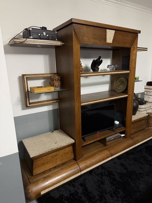 Movel de sala | Madeira e Pedra