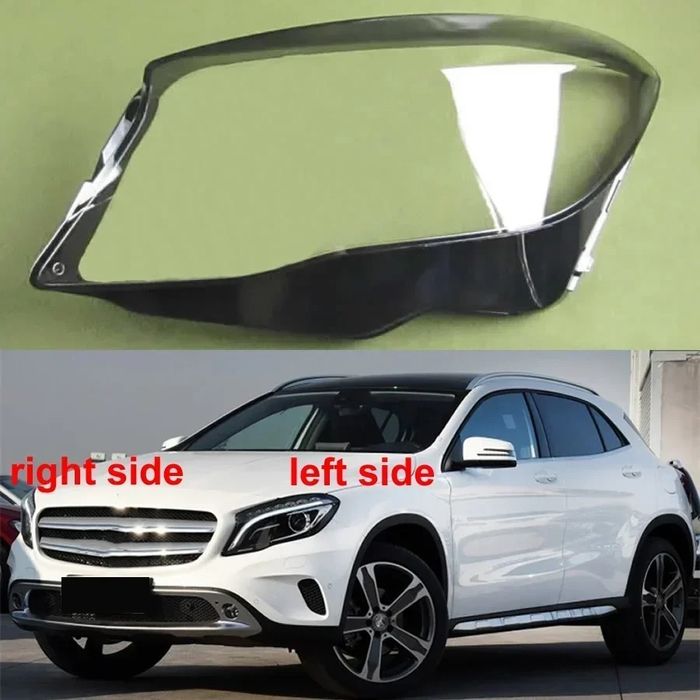 Vidro capa lente farol ótica Mercedes-Benz GLA W156 X156