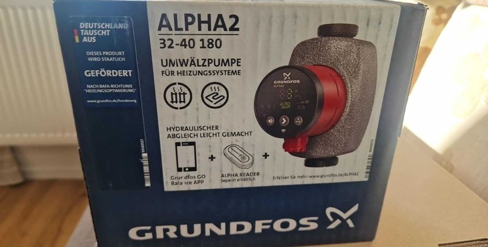 Grundfos Alpha2 32-40.180 pompa obiegowa do c.o.