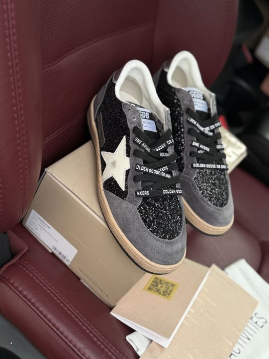 Golden goose женские кеды кросівки голедн гуз сірі замшеві кеди