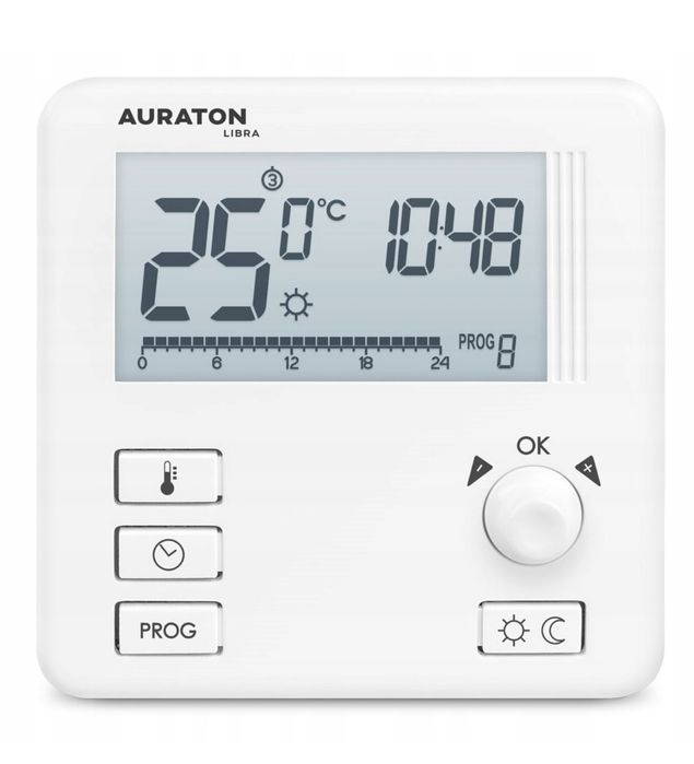 AURATON LIBRA TYGODNIOWY , przewodowy regulator temperatury termostat