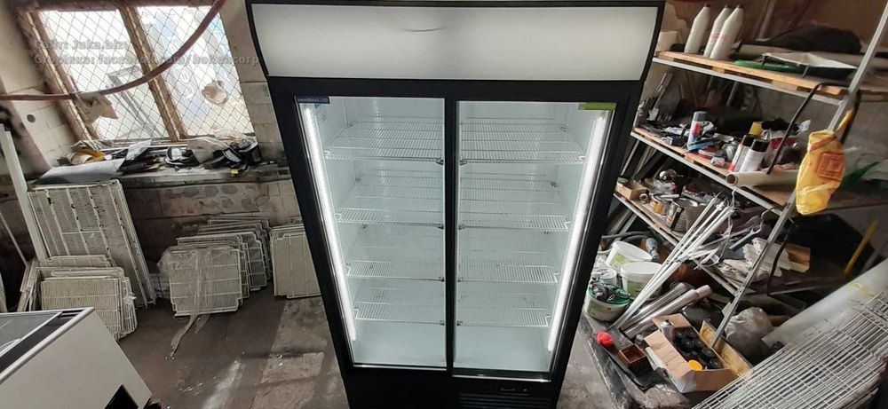 Холодильна шафа вітрина Klimasan S1200 Антрацит. Гар.60 днів, сервіс