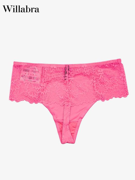 Zestaw 3 x Nowe koronkowe Stringi damskie Willabra 2XL, 3XL, 4XL