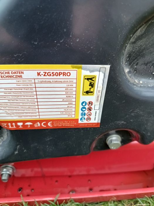 Zagęszczarka kaltmann 50kg