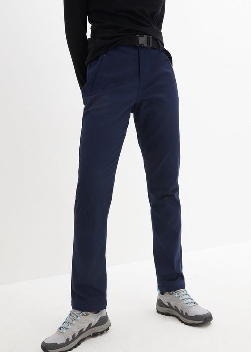 B.P.C spodnie funkcjonalne z paskiem granatowe r.52