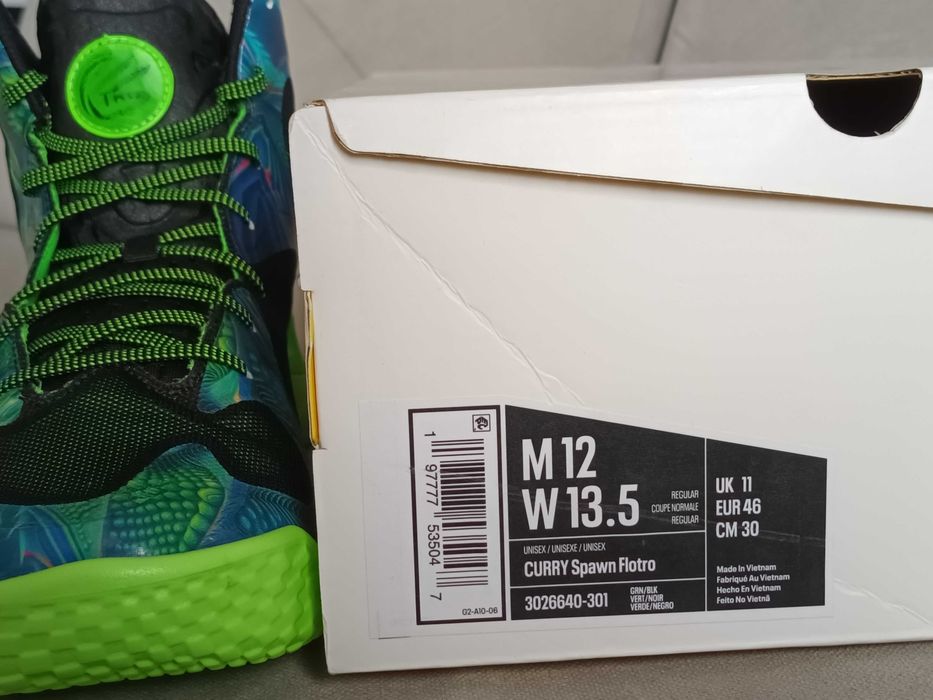buty do koszykówki Under Armour Curry Spawn Flotro rozmiar 46 US 12