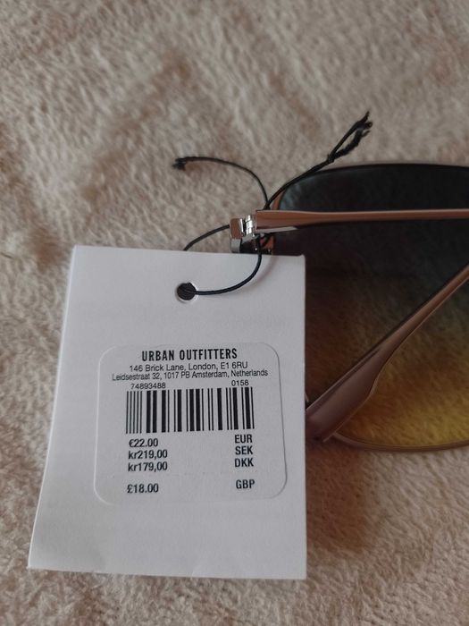 Urban/ Ekskluzywne okulary przeciwsłoneczne ombre z Londynu, NOWE