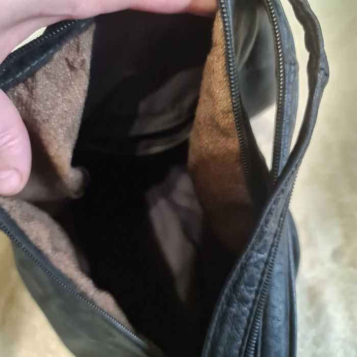 Подарок мужчине. Кожаная большая сумка-рюкзак мужская. Бельгия.