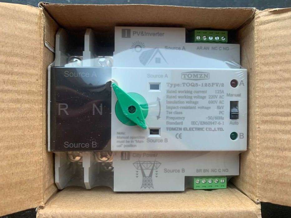 В наявності! АВР 63-125а Tomzn Geya 2п 4п Автомат вводу резерву. Київ