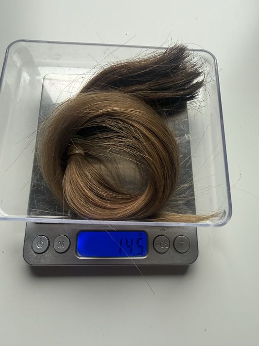 Wlosy naturalne słowiańskie brązowe