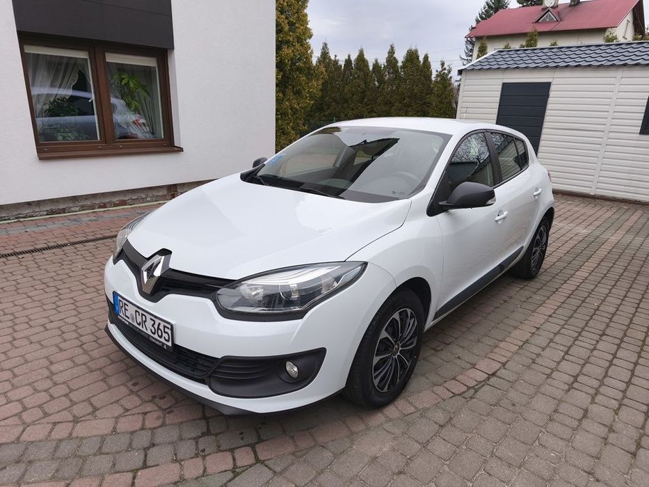 Renault Megane 1.6-110 KM Lift 2014 Biała 163tys Klima Tempomat Zdbana z Nimiec !