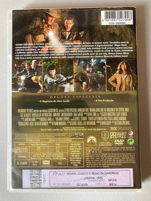 [DVD] Indiana Jones e o Reino da Caveira de Cristal