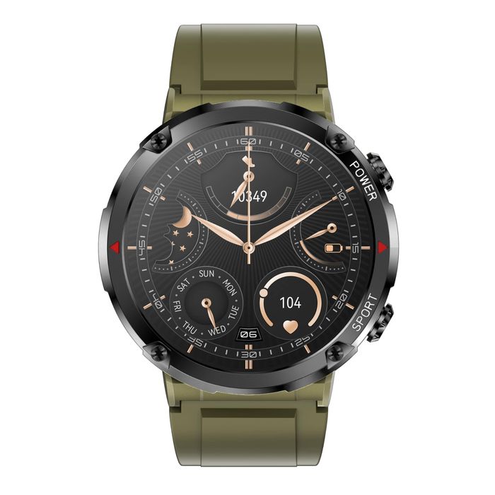 smartwatch gravity gt21-7 + czarny pasek silikonowy