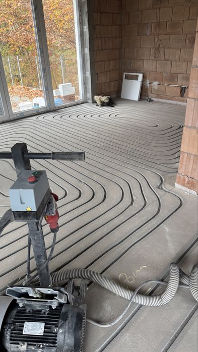 Bezpyłowe frezowanie pod ogrzewanie podłogowe