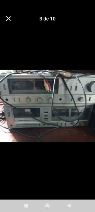 Rádios antigos e aparelhos musica