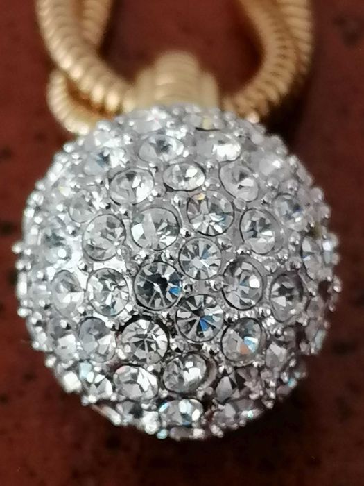 Colar e pendente com cristais tudo marca Swarovski