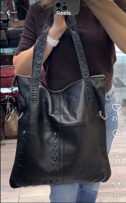 Женские кожаные сумки Polina & Eiterou