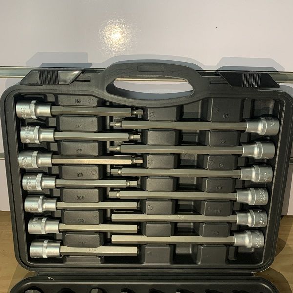 (Com Iva) Jogo 30 Chaves 1/2" Ponta Bits Hexagonais Sextavada