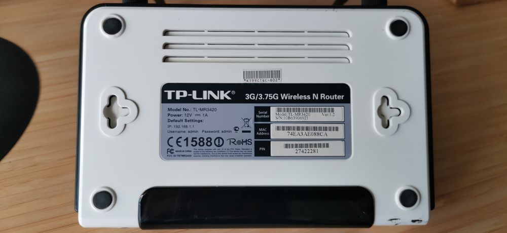 Router TP Link TL-MR3420