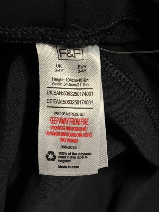 Новый костюм на 3-4 года на девочку, F&F