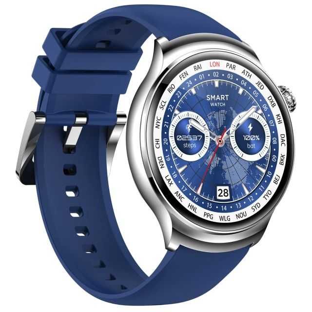 Smartwatch BLITZWOLF BW-AT4 AMOLED 1.52" Czarny lub niebieski pasek