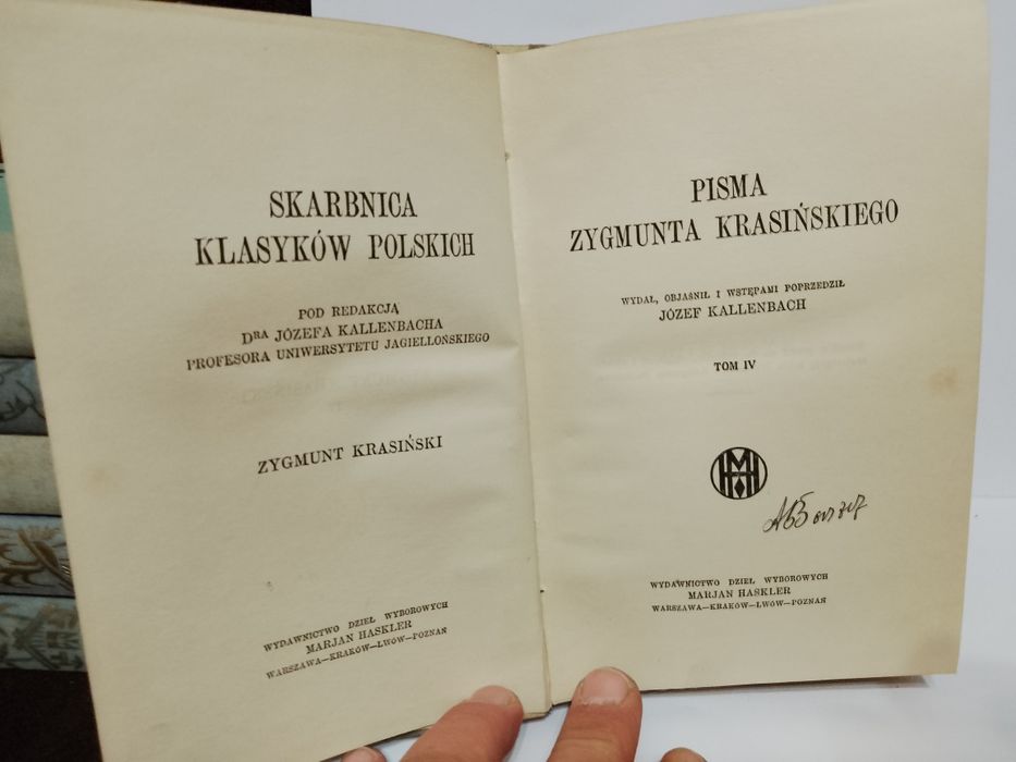 Pisma Zygmunta Krasińskiego.