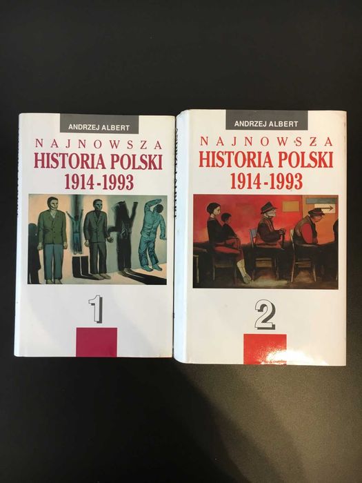 Najnowsza historia Polski 1914-1993 KOMPLET T.1-2 - Andrzej Albert 1995