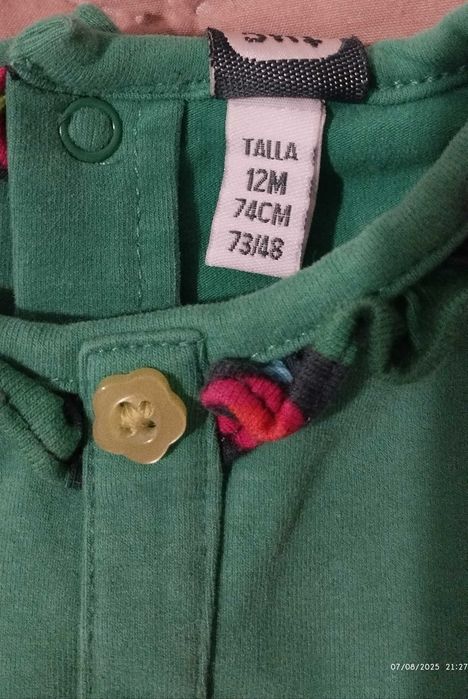 Vestido primavera/outono TUC TUC 12 mêses