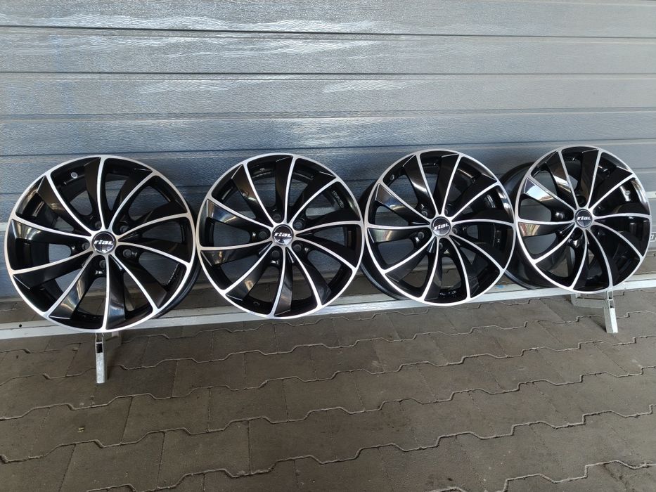 Felgi aluminiowe Rial Czarne VW Audi Skoda Seat 7,5x17'' 5x112 ET47 Komplet