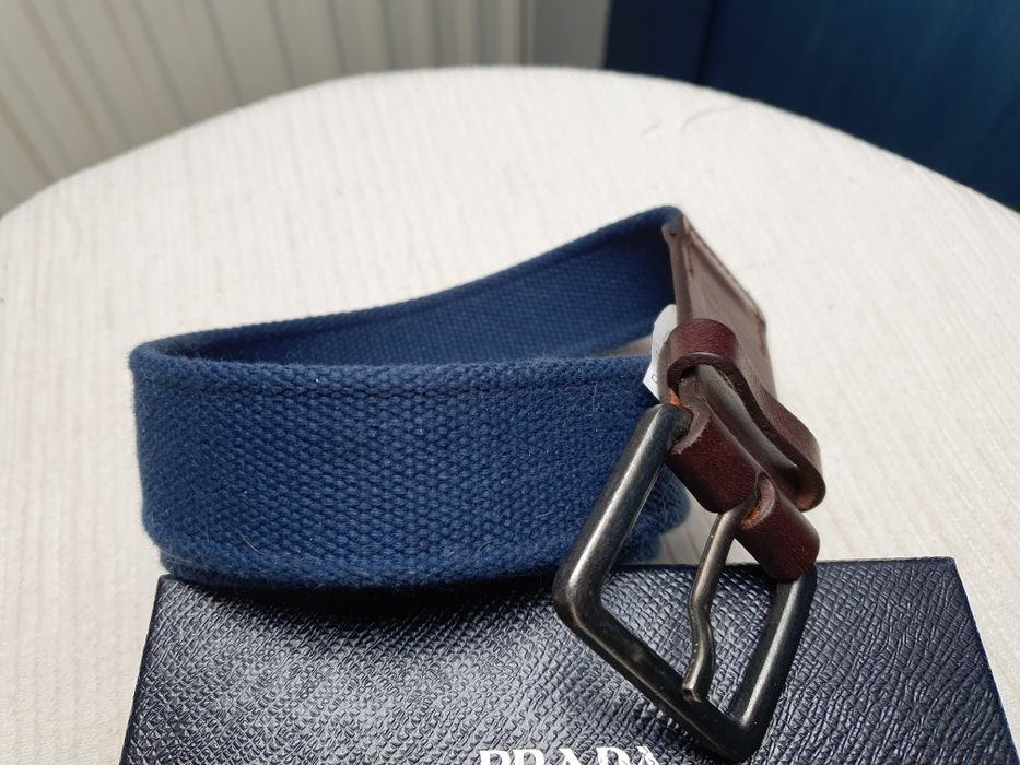 Pasek materiałowo skorzany roz. 93/103