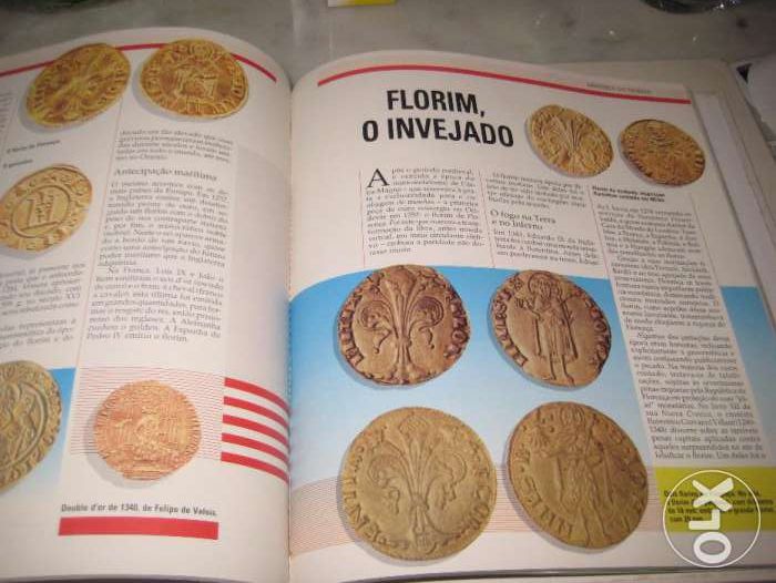 Coleção Completa Moedas Todo o Mundo(pasta+3livros)