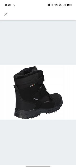 Buty zimowe śniegowce r.36