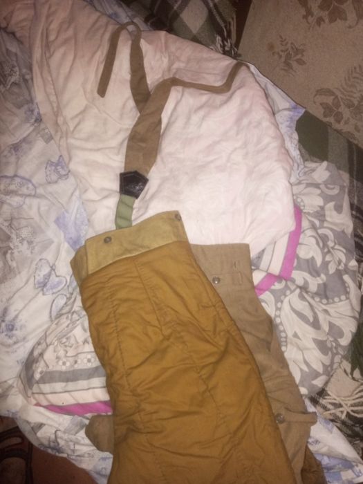 Штаны зимние ватние с подтяжками